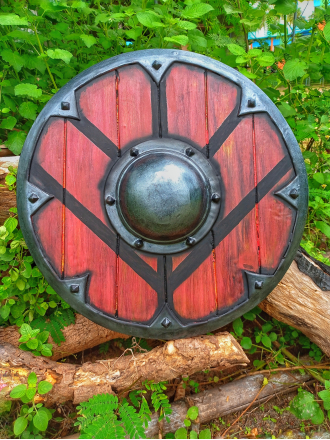 50cm LARP-Roundshield "Tur" Produktbild